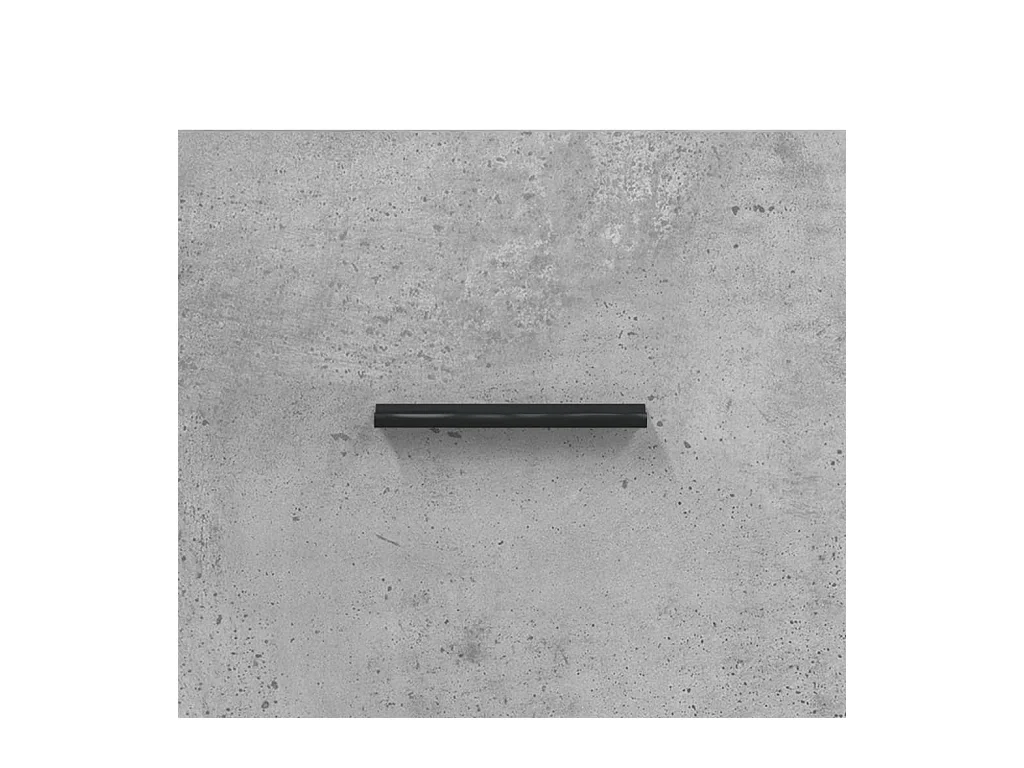 Buffet haut Gris béton 69,5x34x180 Bois d'ingénierie