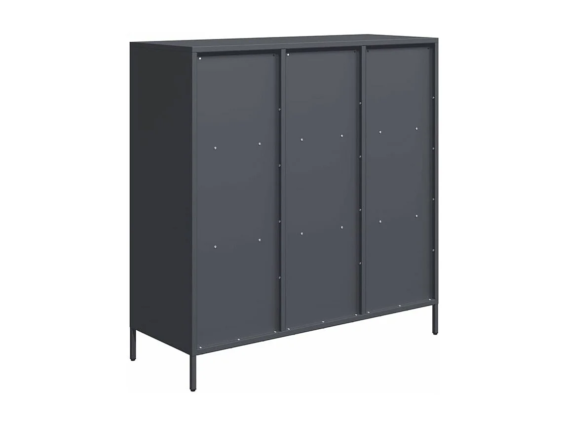 Buffet haut anthracite 101,5x39x103,5 acier