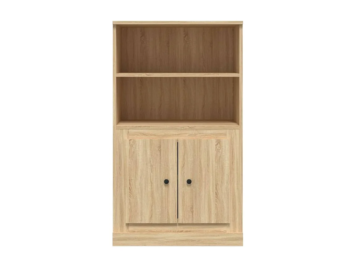 Buffet haut chêne sonoma 60x35,5x103,5 bois d'ingénierie