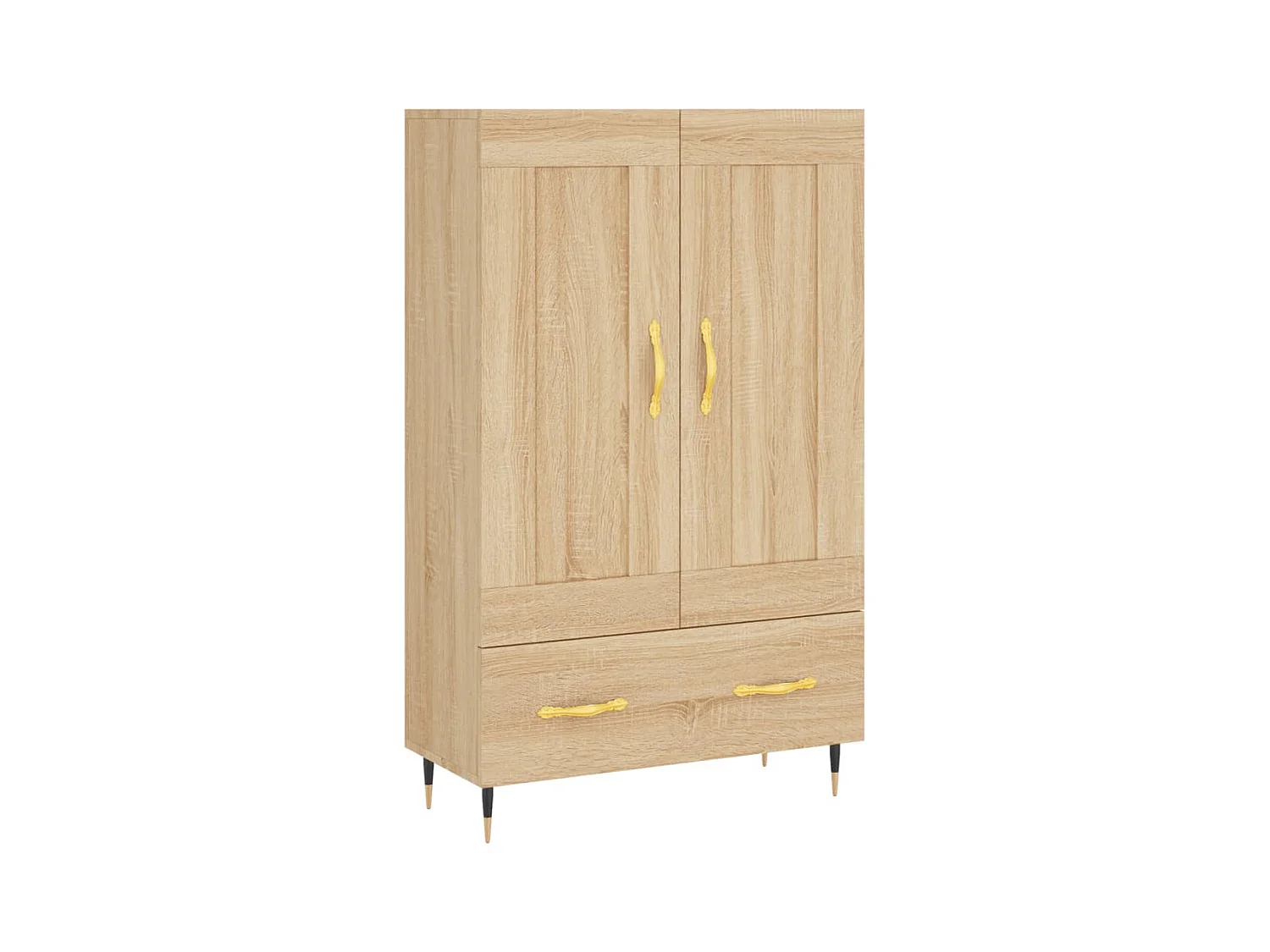Buffet haut chêne sonoma 69,5x31x115 bois d'ingénierie