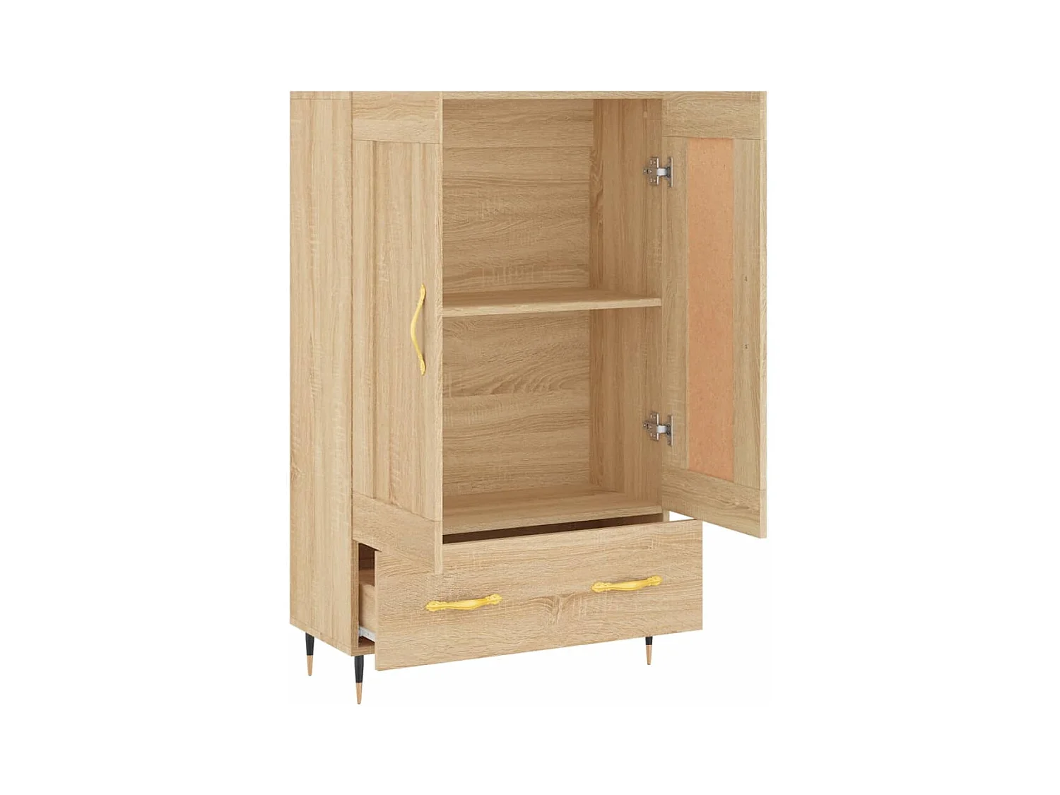 Buffet haut chêne sonoma 69,5x31x115 bois d'ingénierie
