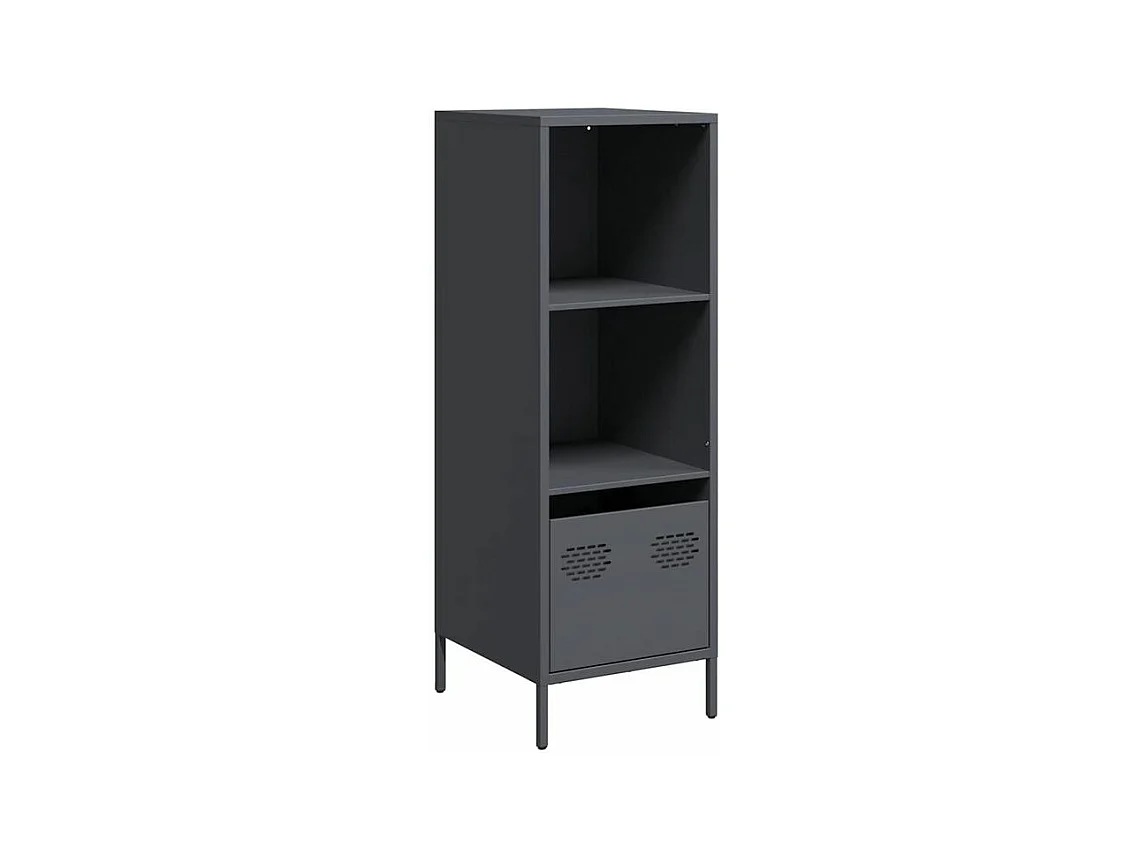 Buffet haut anthracite 35x39x103,5 acier