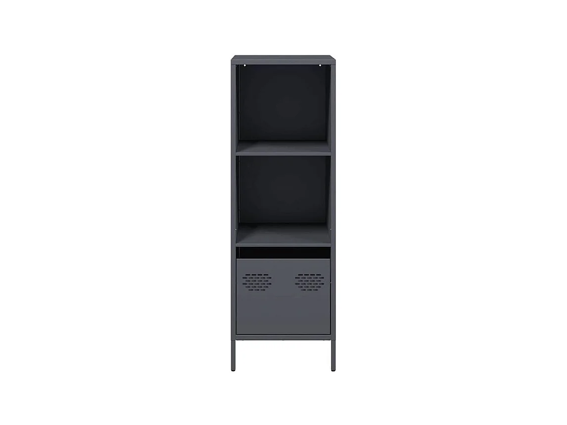 Buffet haut anthracite 35x39x103,5 acier
