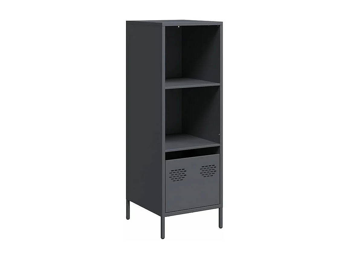 Buffet haut anthracite 35x39x103,5 acier