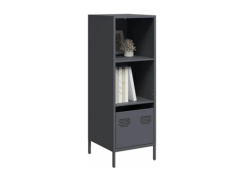Buffet haut anthracite 35x39x103,5 acier