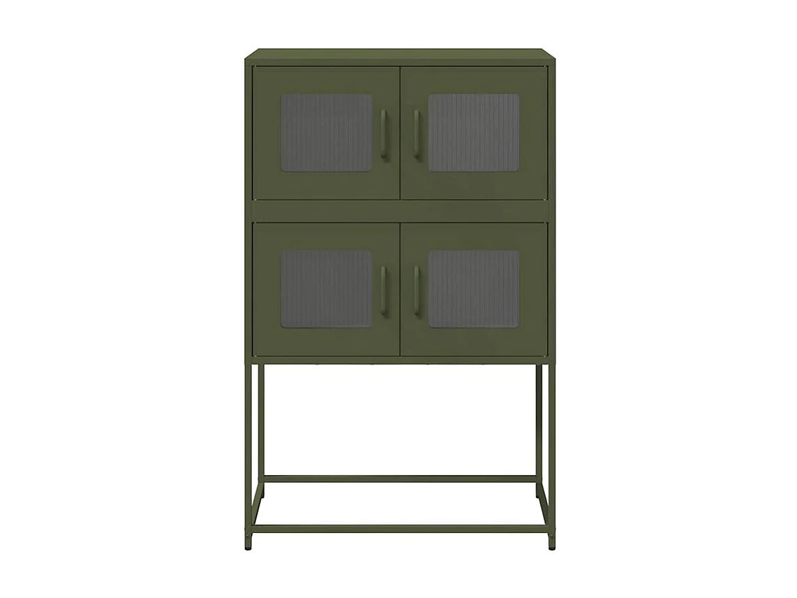 Buffet haut vert olive 68x39x107 acier