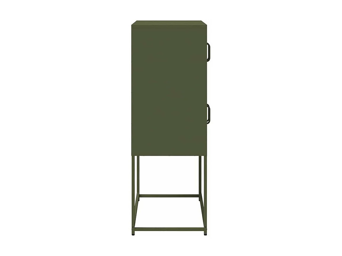 Buffet haut vert olive 68x39x107 acier