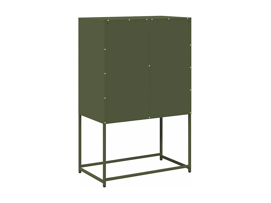 Buffet haut vert olive 68x39x107 acier