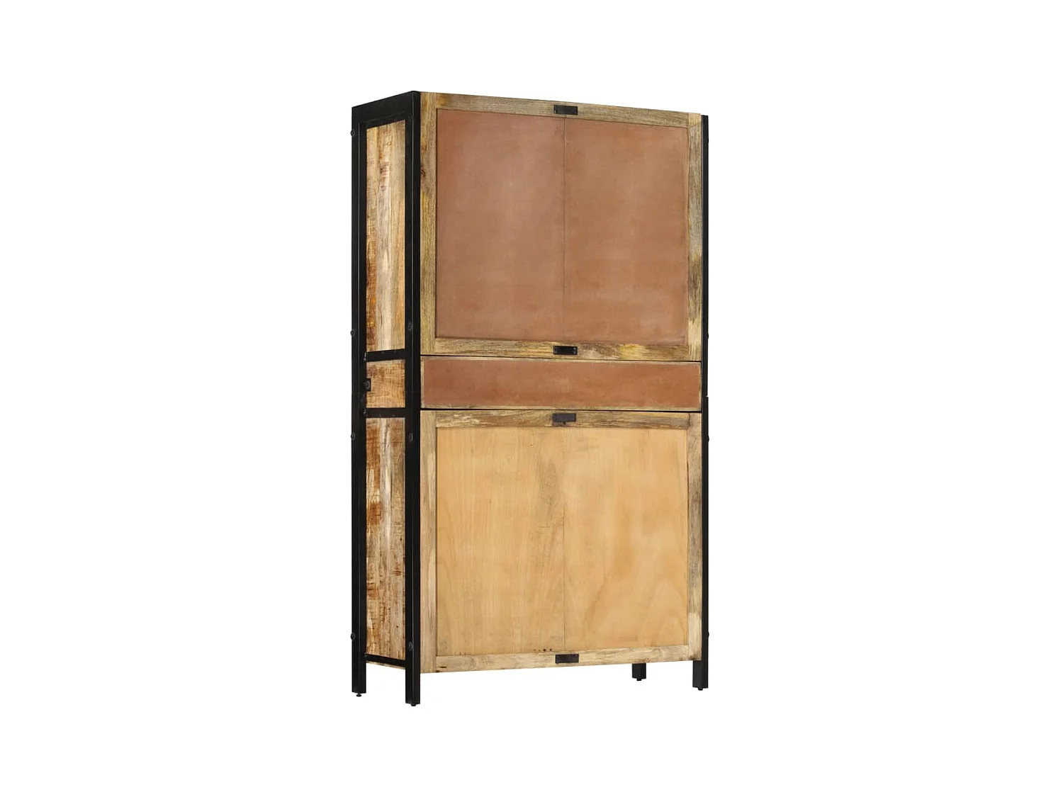 Buffet 100x40x175 bois de manguier brut massif