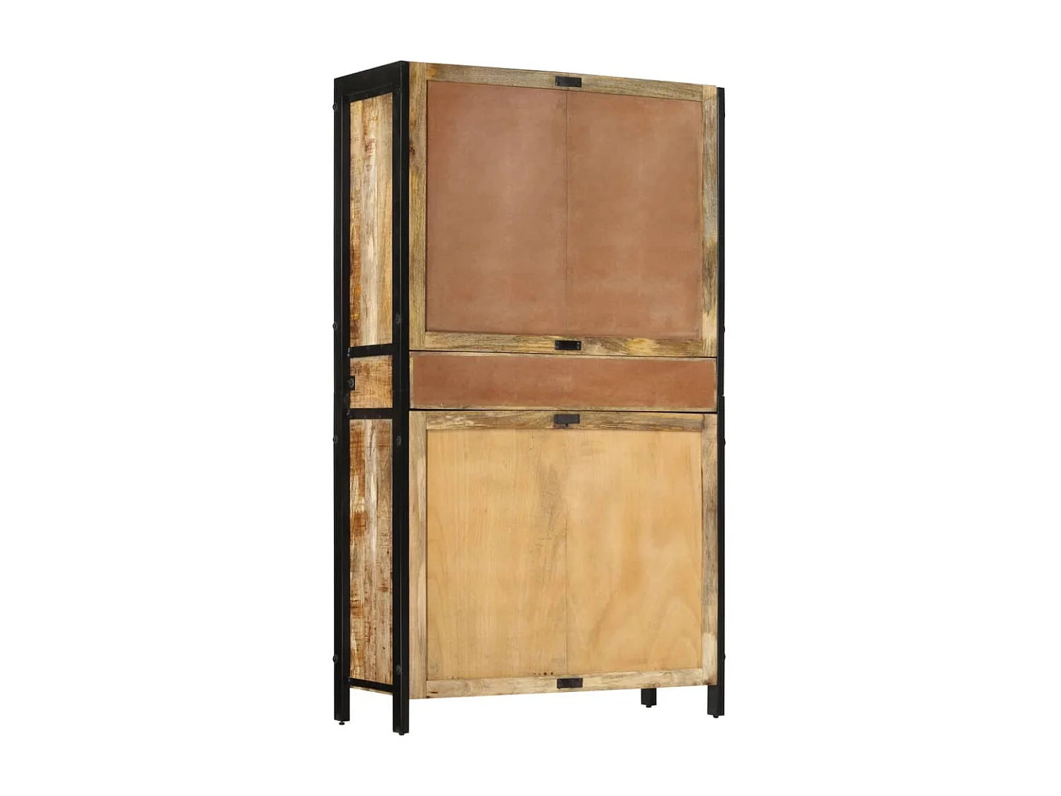 Buffet 100x40x175 bois de manguier brut massif