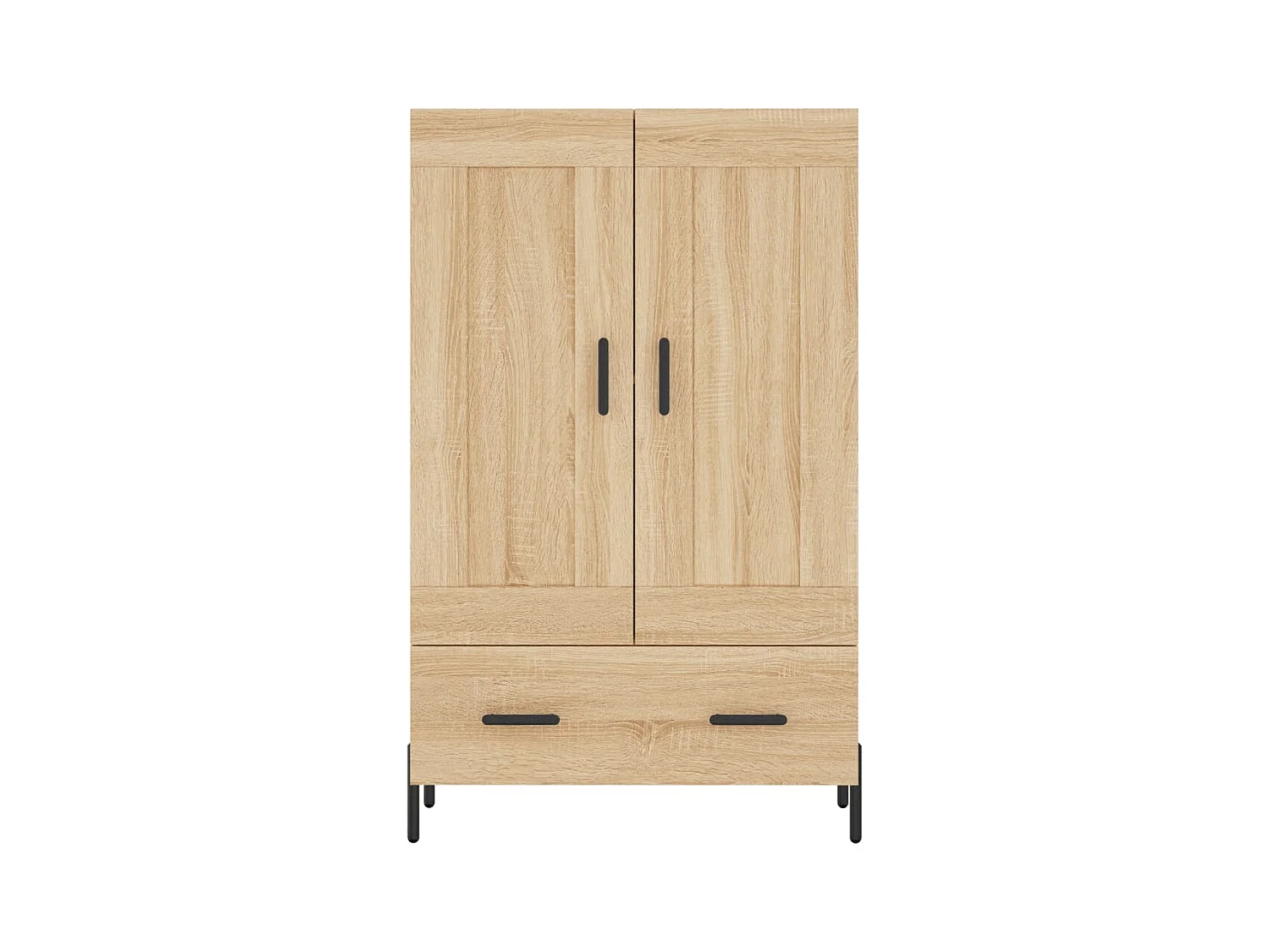 Buffet haut chêne sonoma 69,5x31x115 bois d'ingénierie