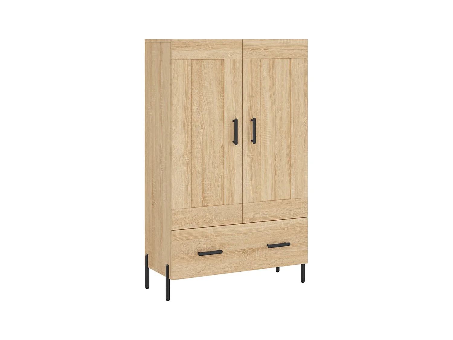 Buffet haut chêne sonoma 69,5x31x115 bois d'ingénierie