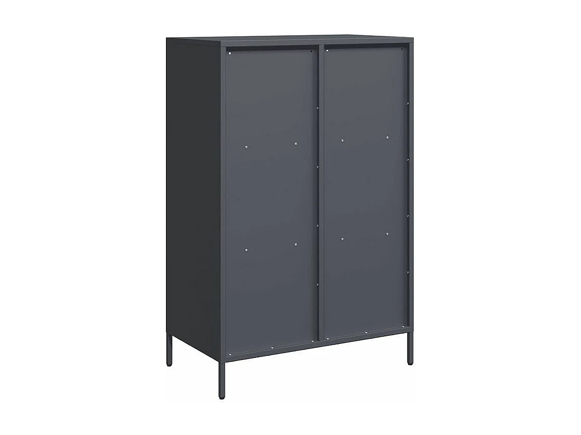Buffet haut anthracite 68x39x103,5 acier