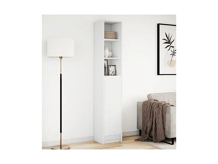 Buffet avec LED blanc 36x32,5x200 bois d'ingénierie