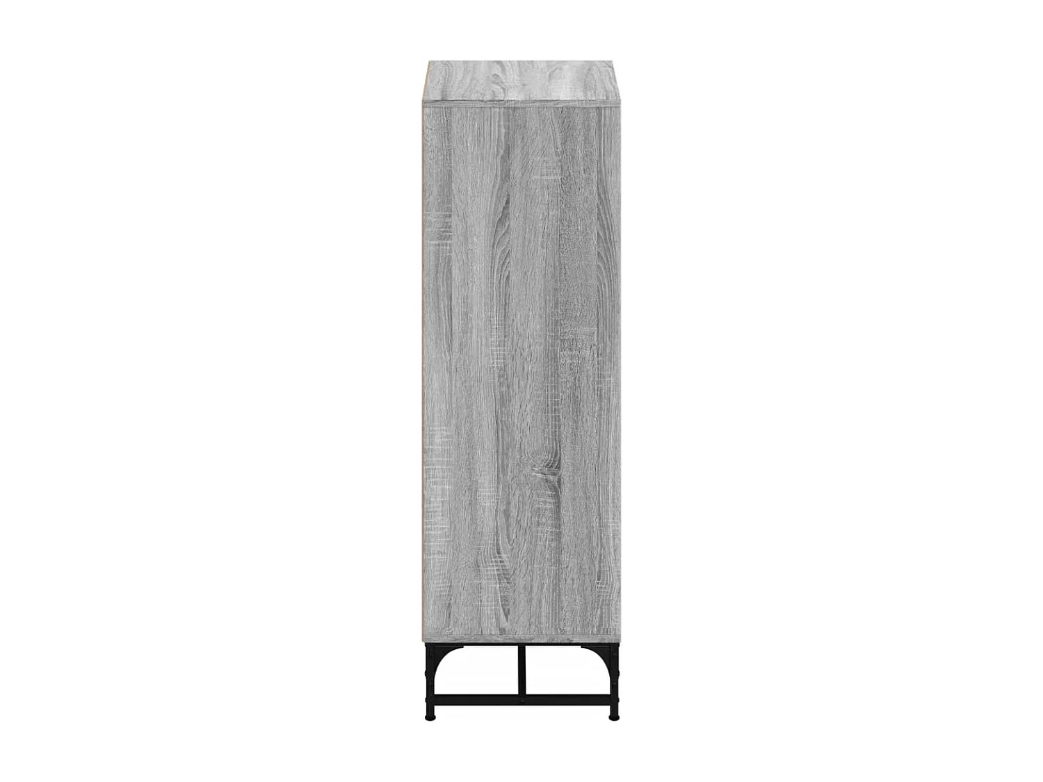 Buffet avec portes en verre sonoma gris 35x37x120