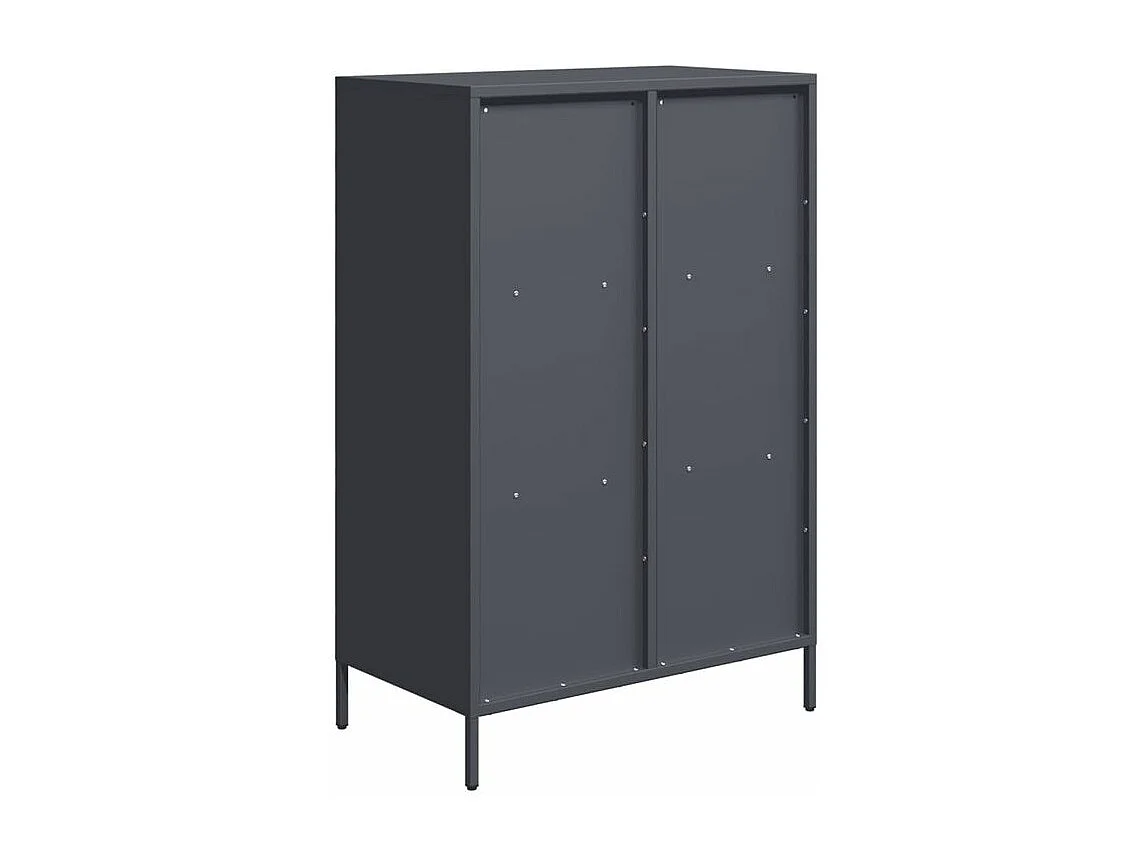 Buffet haut anthracite 68x39x103,5 acier