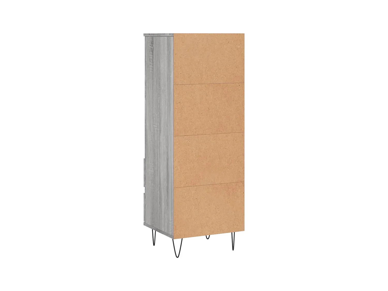 Buffet haut Sonoma gris 40x36x110 Bois d'ingénierie