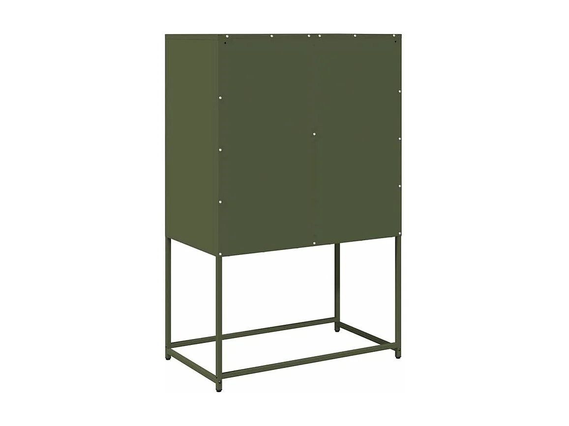 Buffet haut vert olive 68x39x107 acier