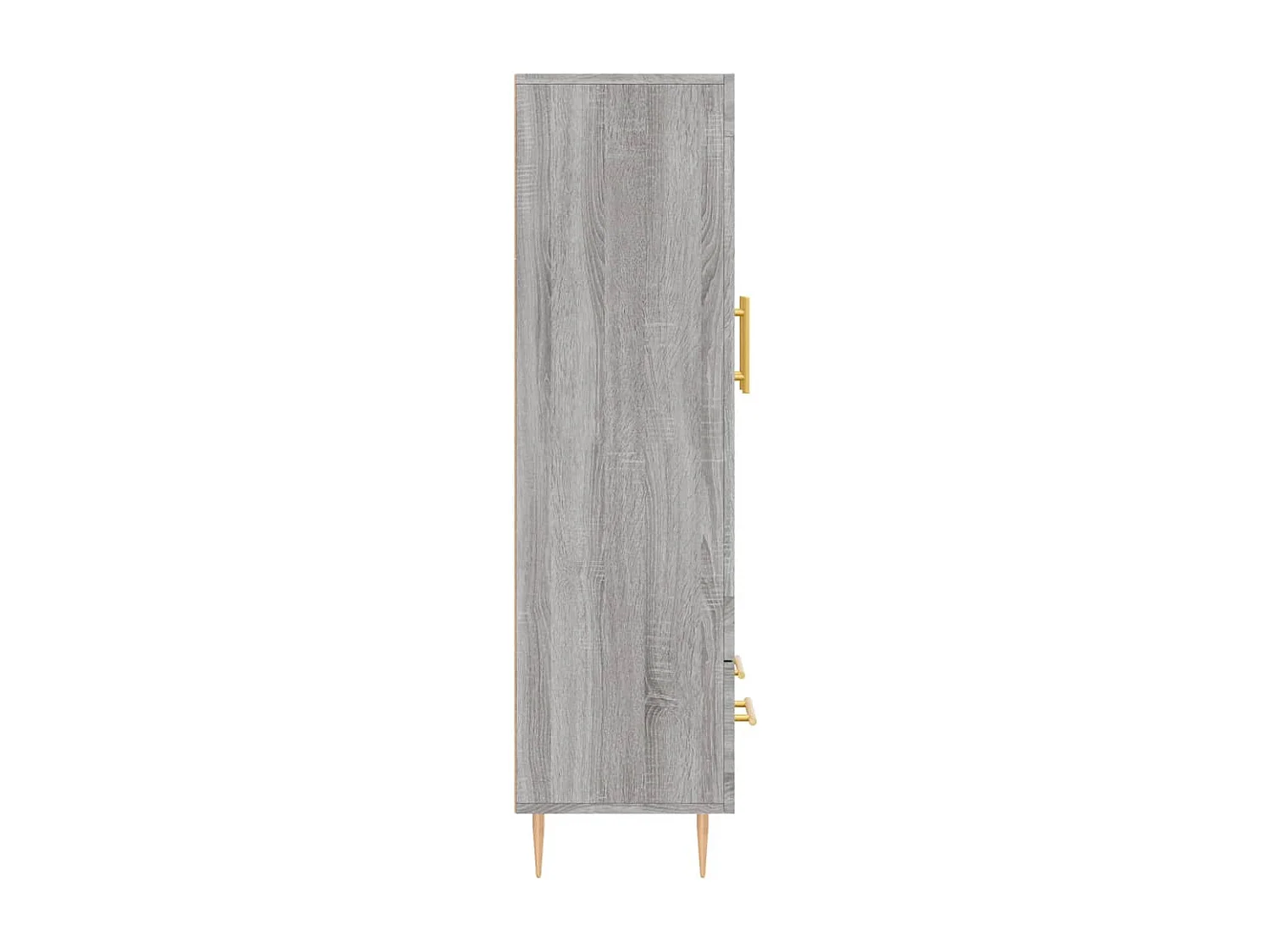 Buffet haut sonoma gris 69,5x31x115 bois d'ingénierie