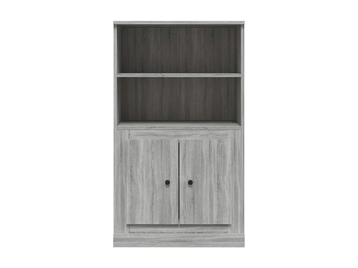 Buffet haut sonoma gris 60x35,5x103,5 bois d'ingénierie