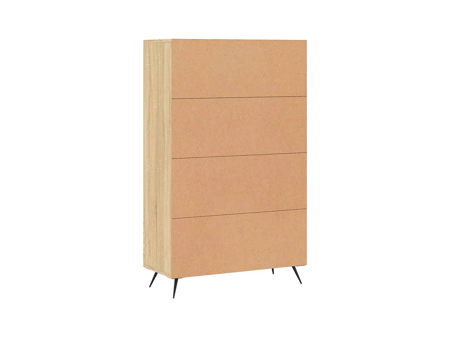 Buffet haut chêne sonoma 69,5x31x115 bois d'ingénierie