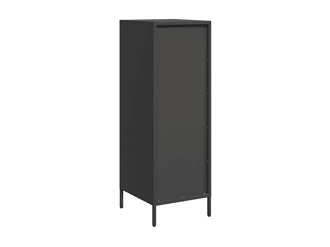 Buffet haut noir 39x35x103,5 acier