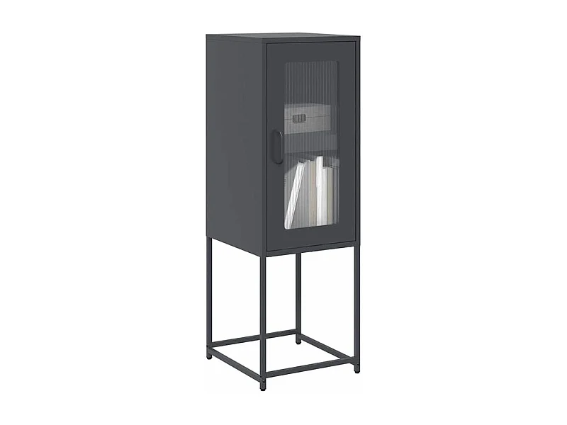 Buffet anthracite 36x39x107 acier laminé à froid