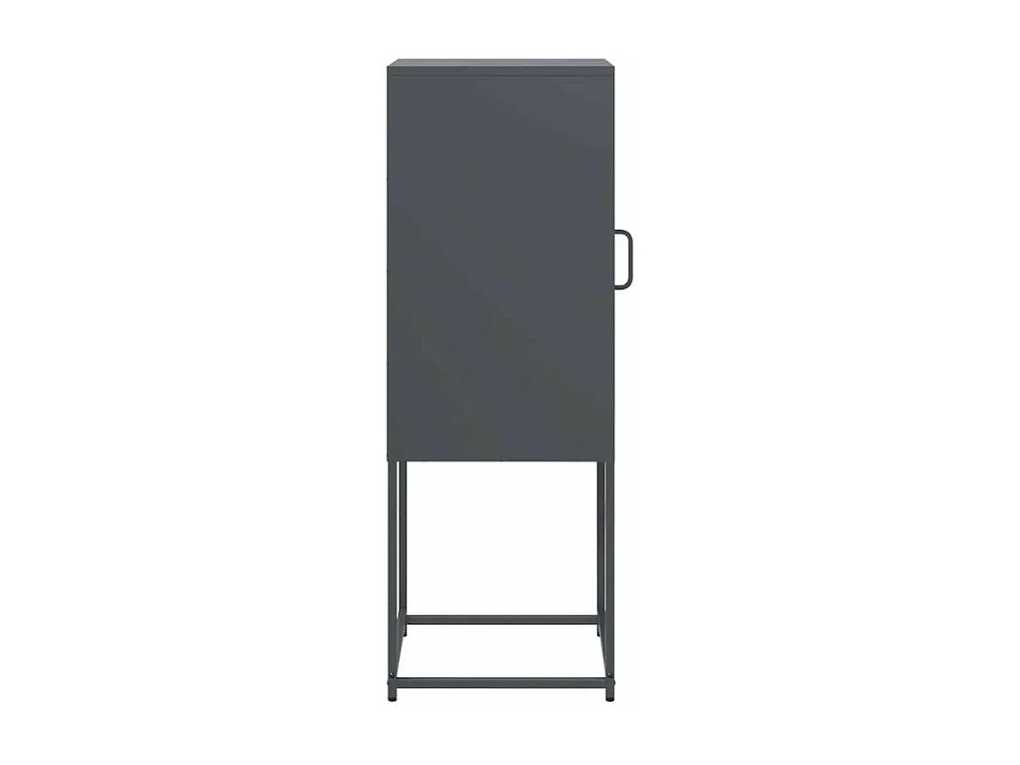 Buffet anthracite 36x39x107 acier laminé à froid