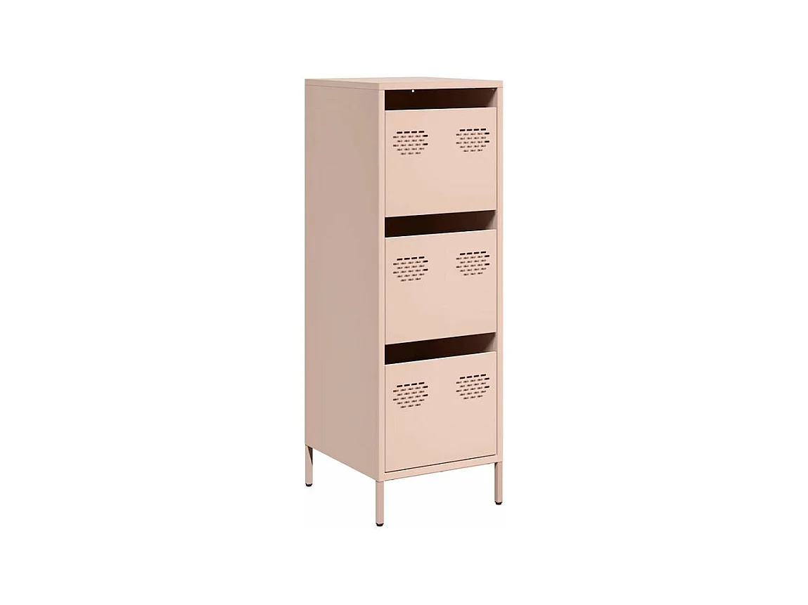Buffet haut rose 39x35x103,5 acier
