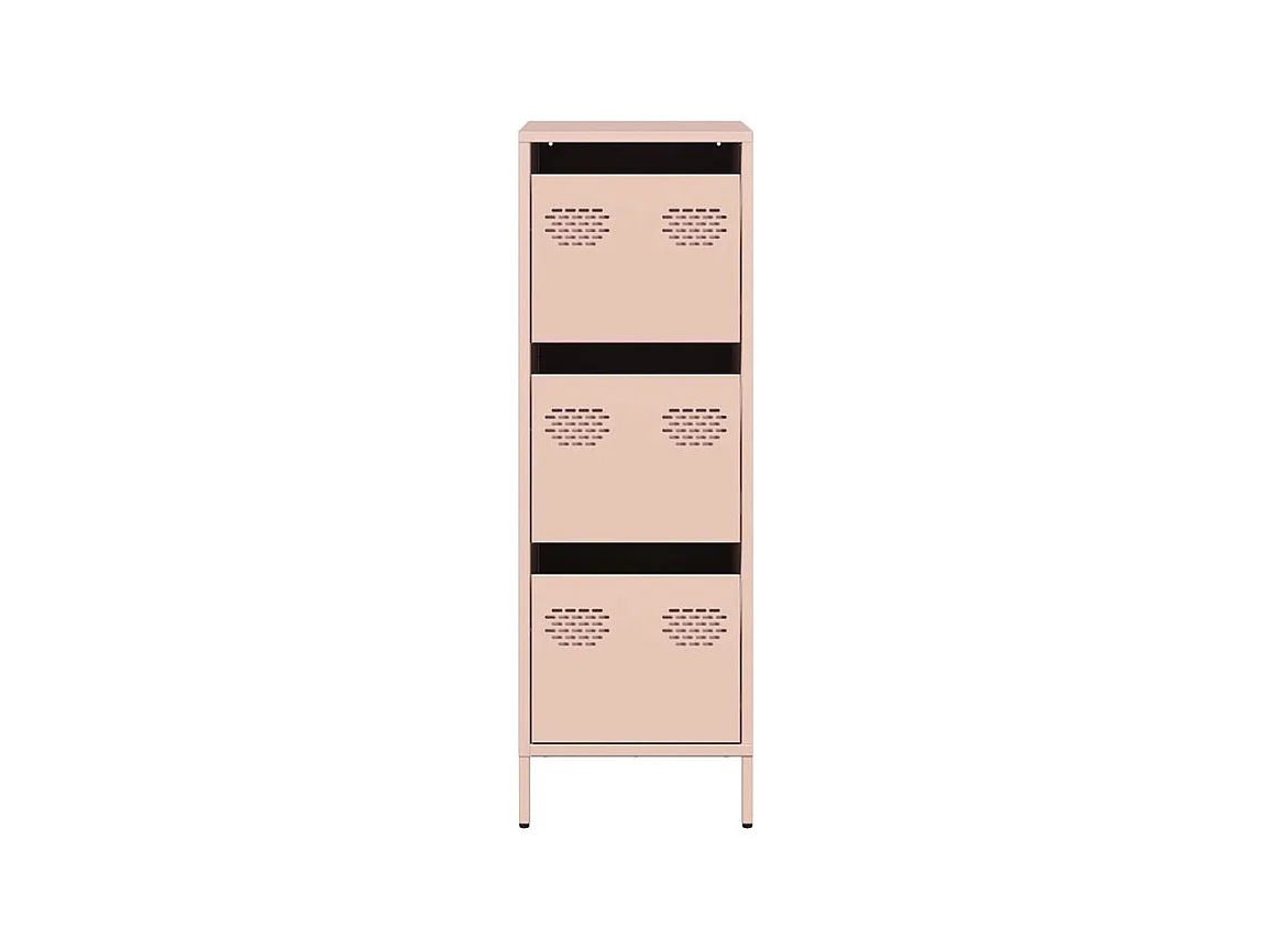 Buffet haut rose 39x35x103,5 acier