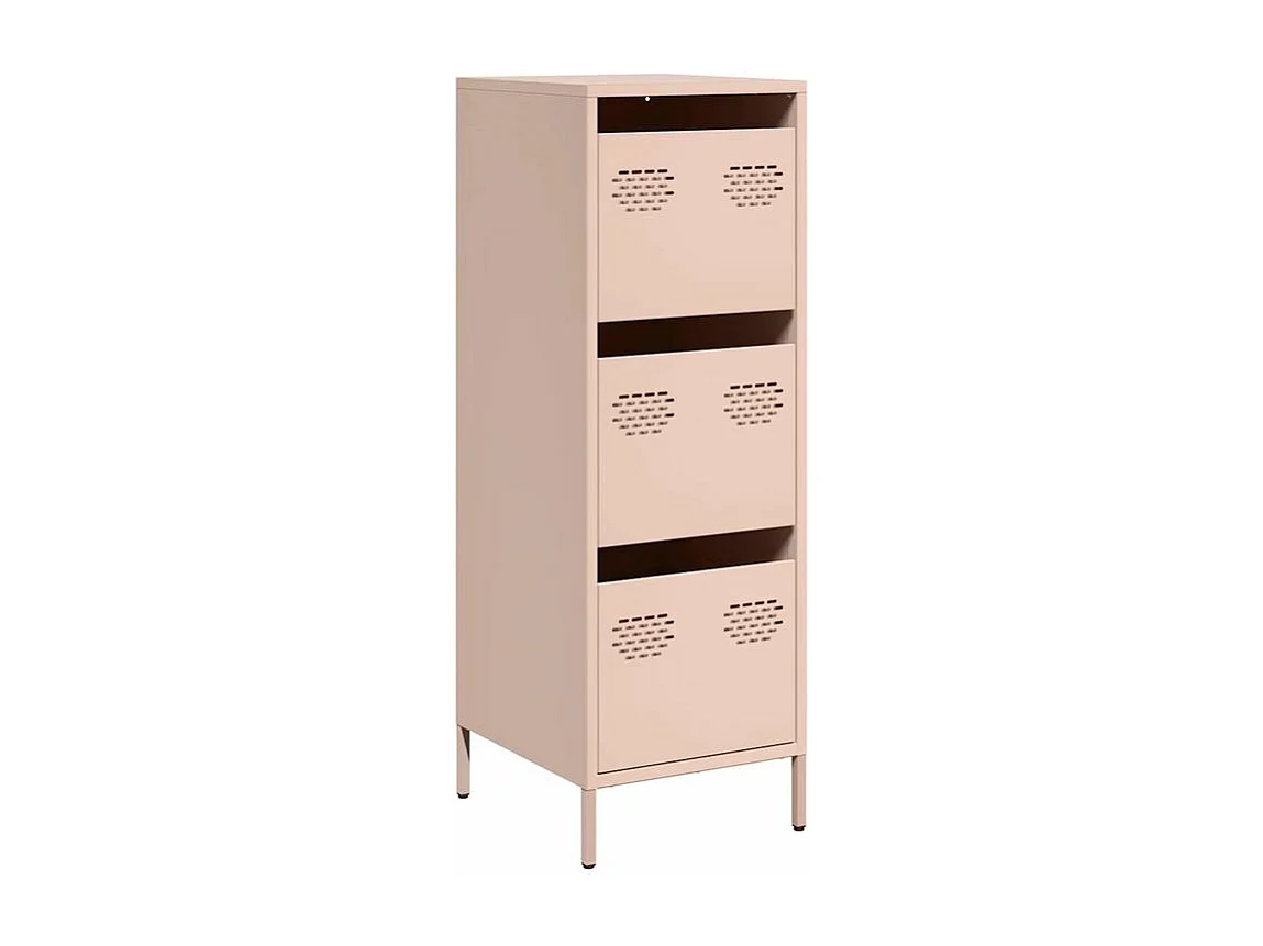 Buffet haut rose 39x35x103,5 acier