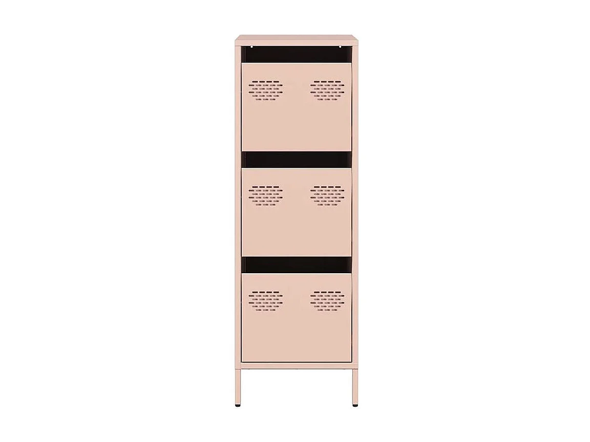 Buffet haut rose 39x35x103,5 acier