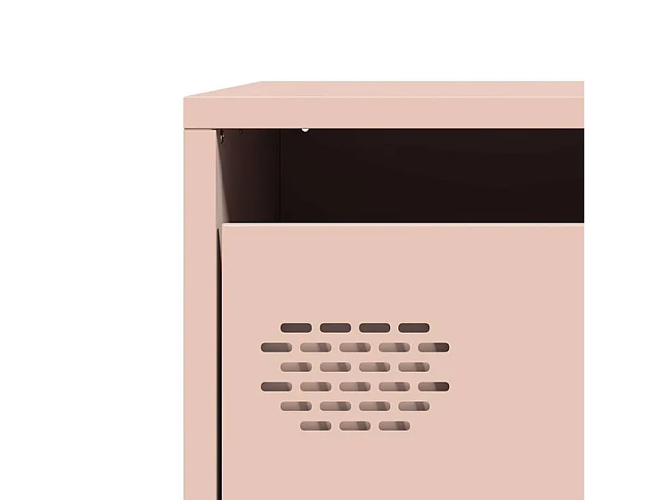 Buffet haut rose 39x35x103,5 acier