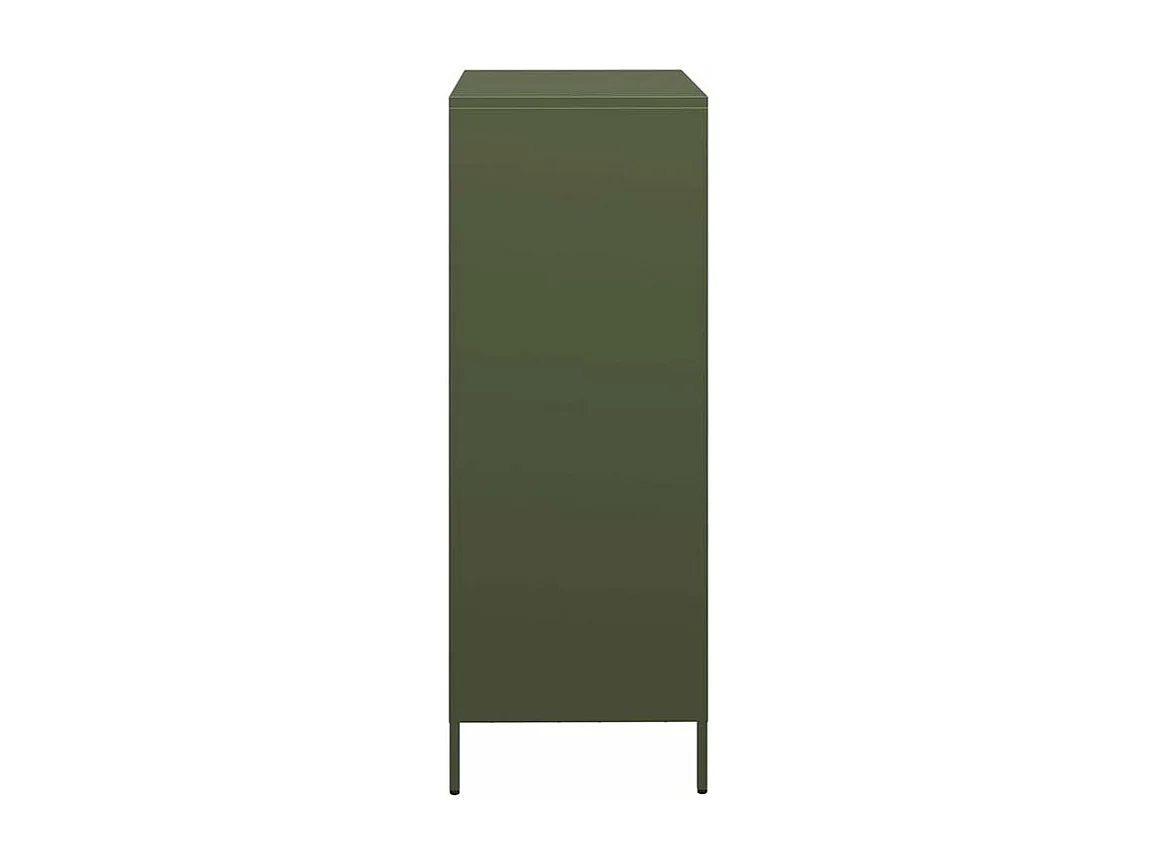 Buffet haut vert olive 68x39x103,5 acier