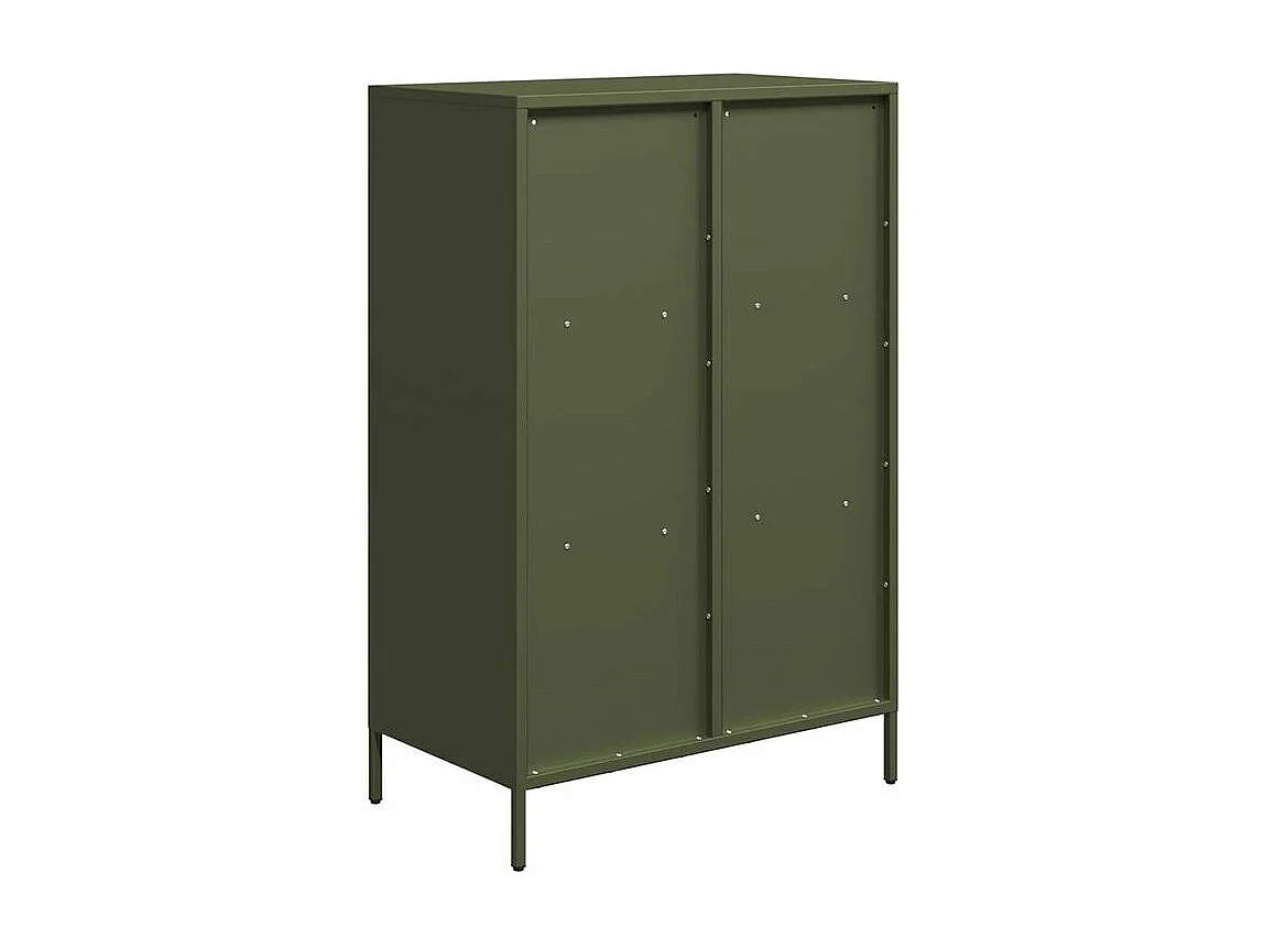 Buffet haut vert olive 68x39x103,5 acier