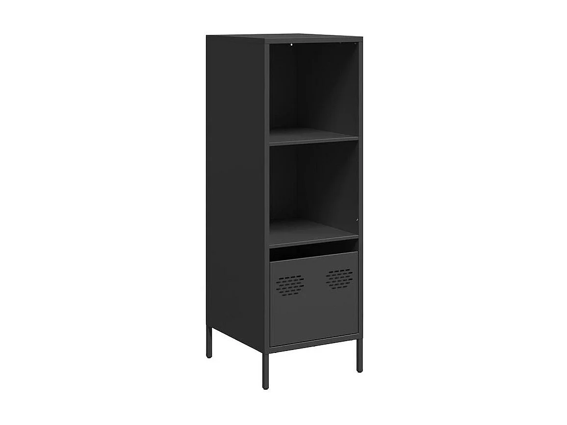 Buffet haut noir 35x39x103,5 acier