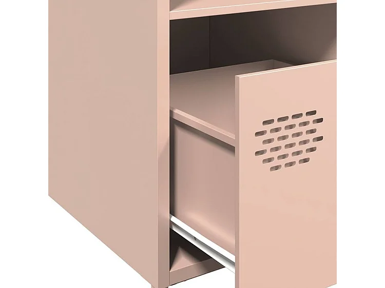 Buffet haut rose 35x39x103,5 acier