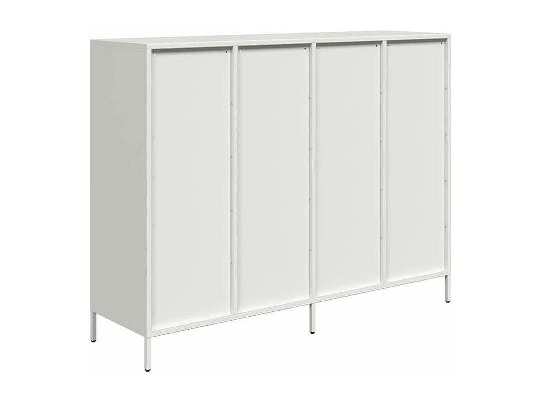 Buffet blanc 135x39x103,5 acier laminé à froid