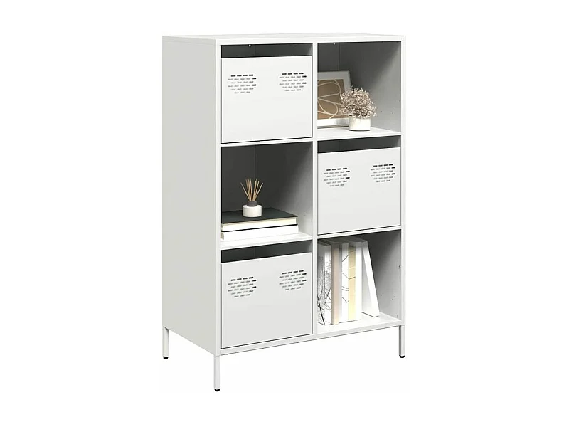 Buffet haut blanc 68x39x103,5 acier
