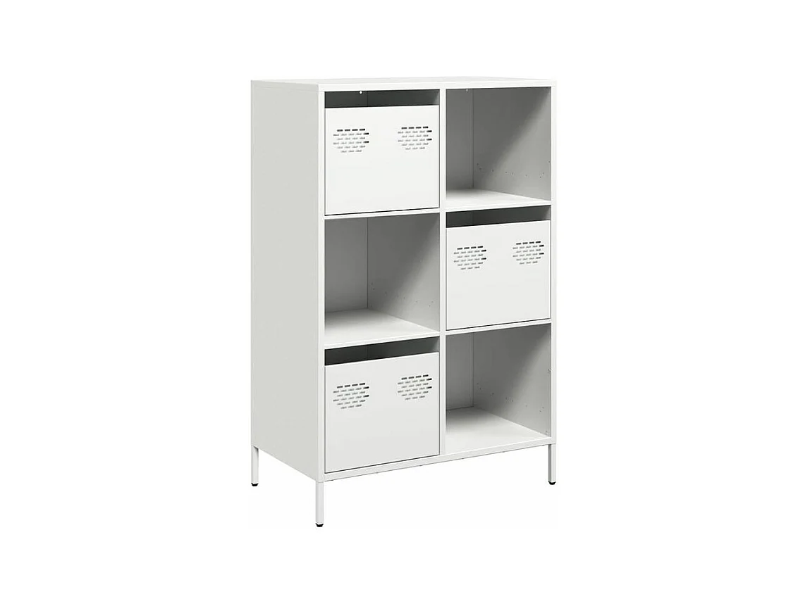 Buffet haut blanc 68x39x103,5 acier