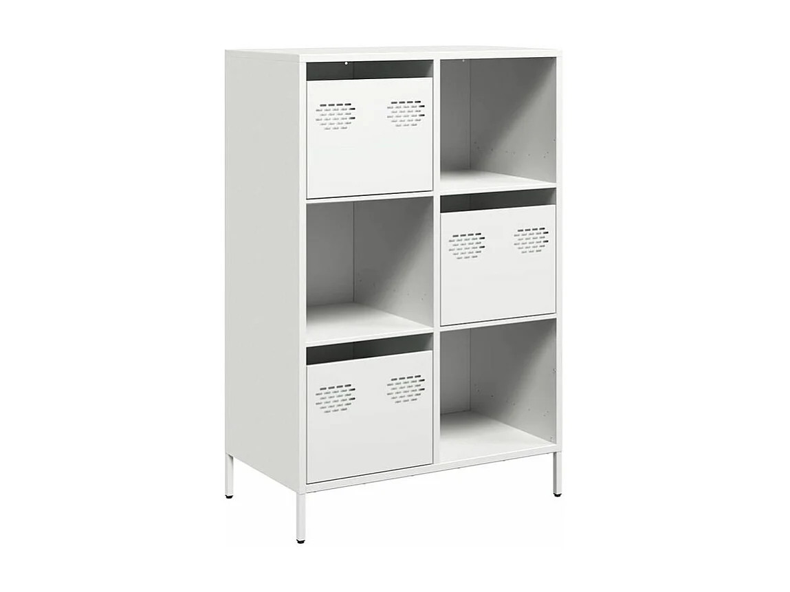Buffet haut blanc 68x39x103,5 acier