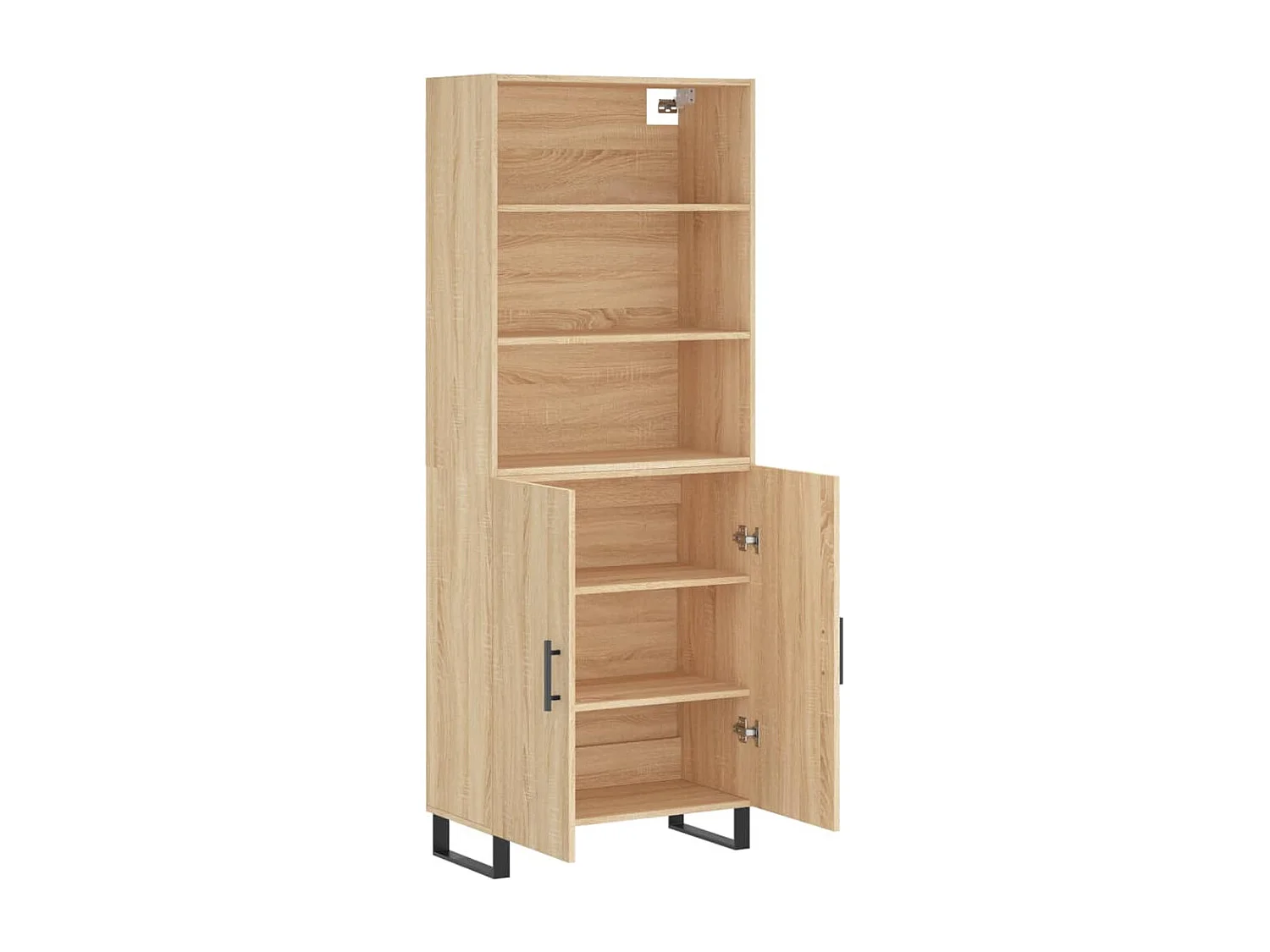Buffet haut Chêne sonoma 69,5x34x180 Bois d'ingénierie