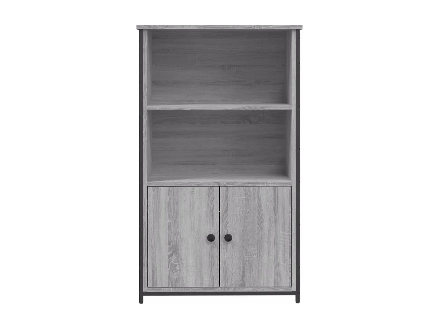 Buffet haut sonoma gris 62x32x103,5 bois d'ingénierie
