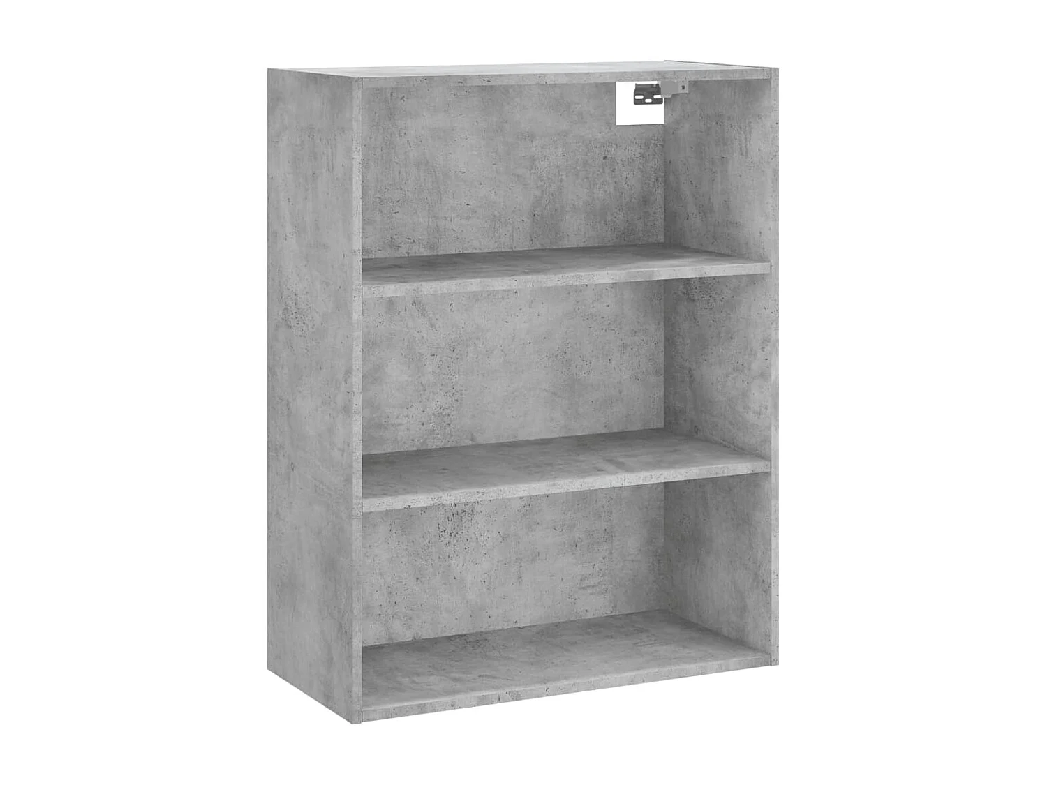 Buffet haut Gris béton 69,5x34x180 Bois d'ingénierie