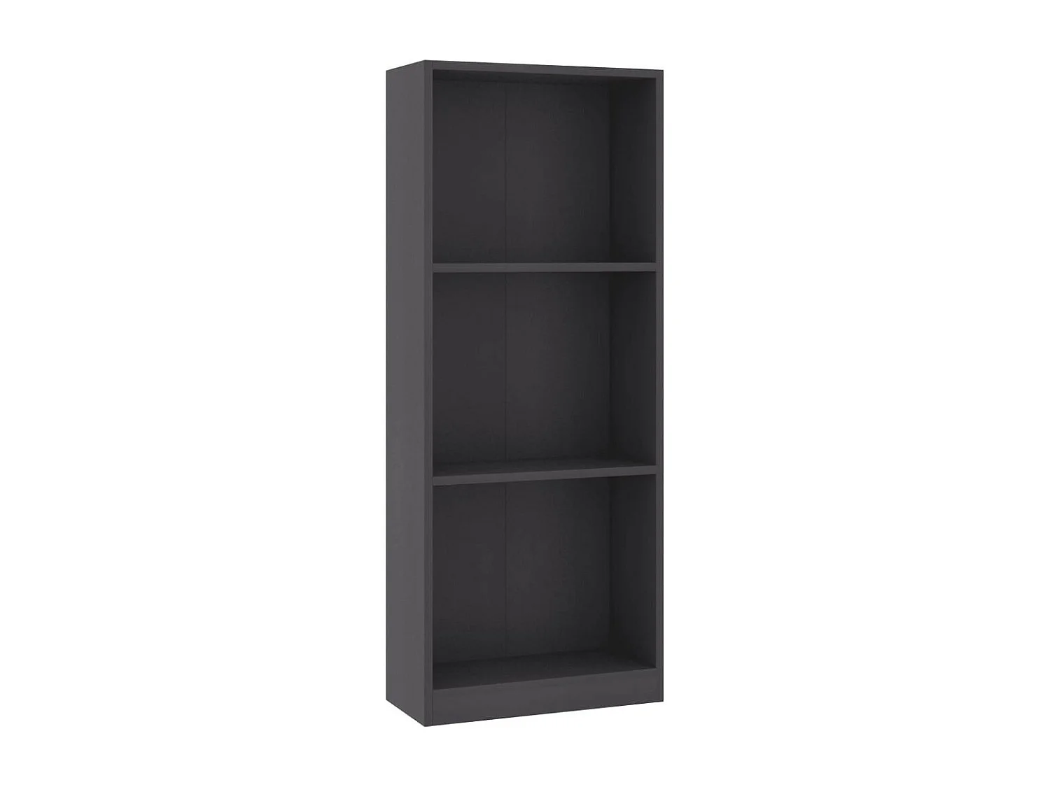Petite armoire étagère Lydo 40cm - 3 niveaux-Couleur Gris