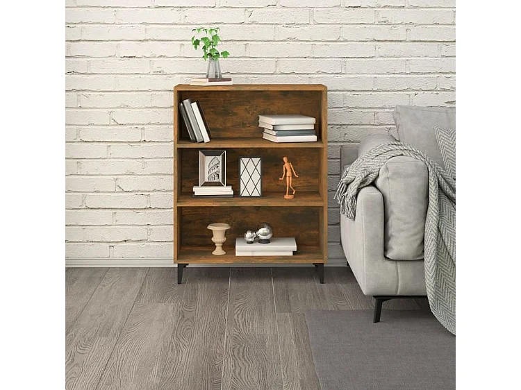 Buffet Chêne fumé 69,5x32,5x90 Bois d'ingénierie