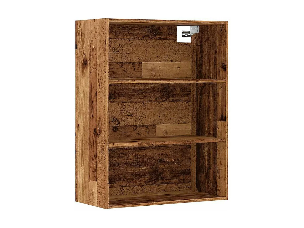 Armoire murale suspendue vieux bois 69,5x32,5x90