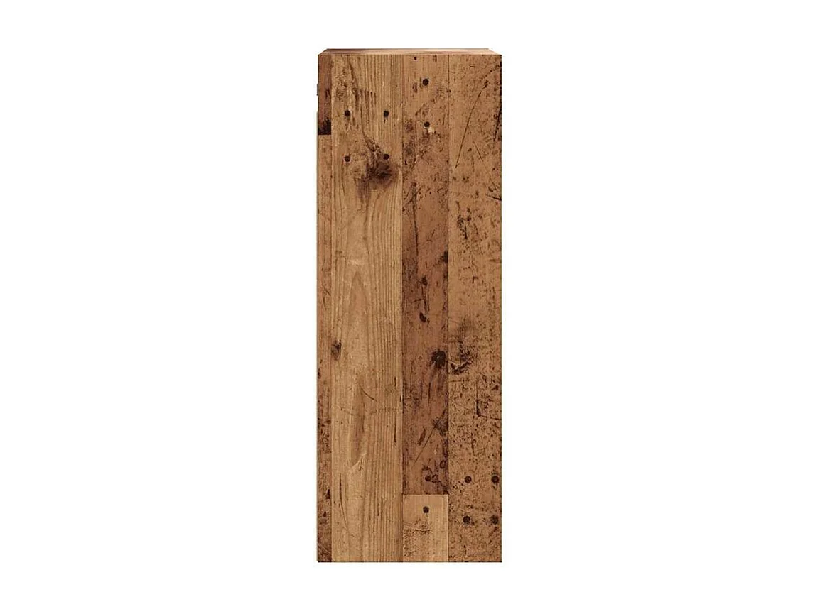 Armoire murale suspendue vieux bois 69,5x32,5x90