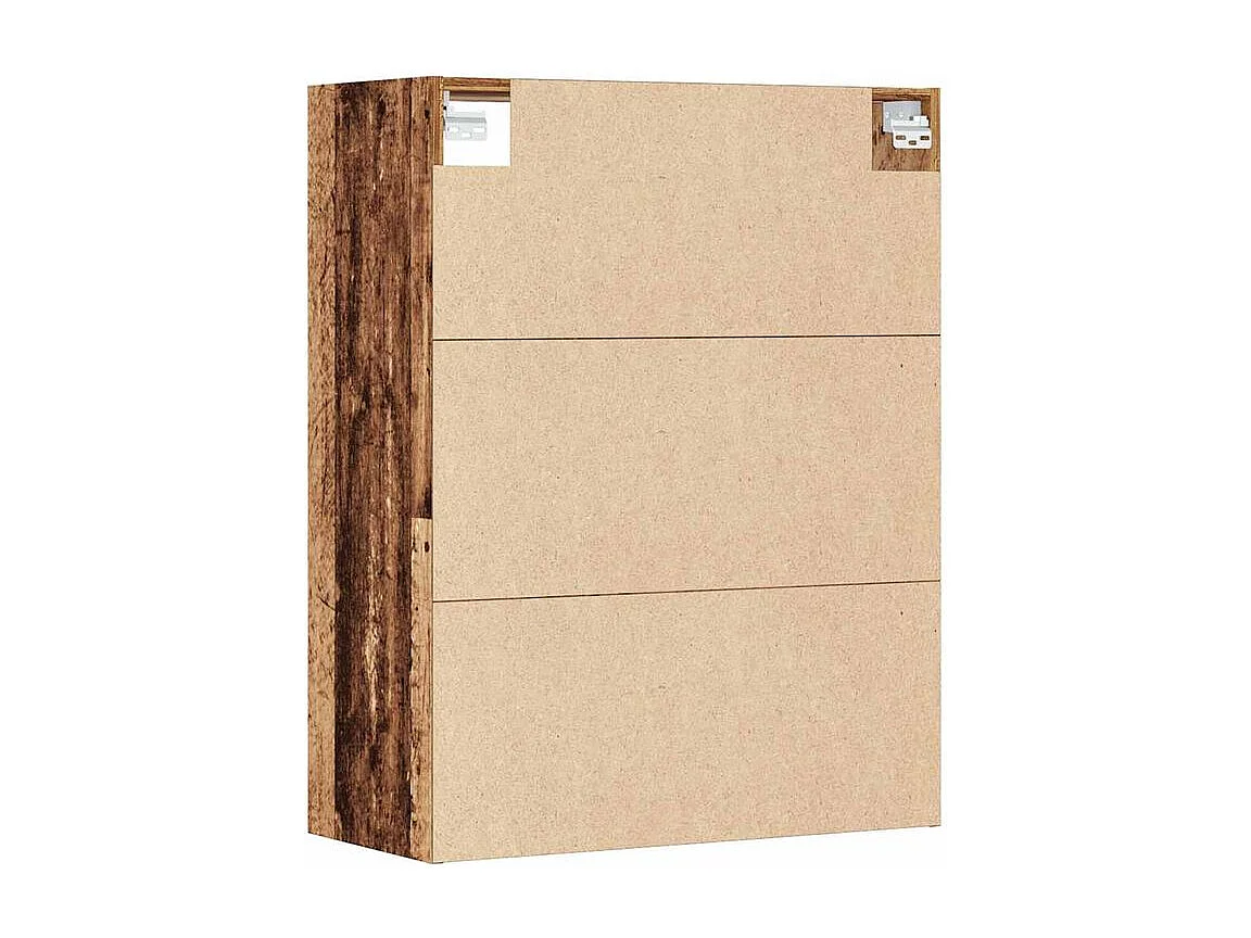 Armoire murale suspendue vieux bois 69,5x32,5x90