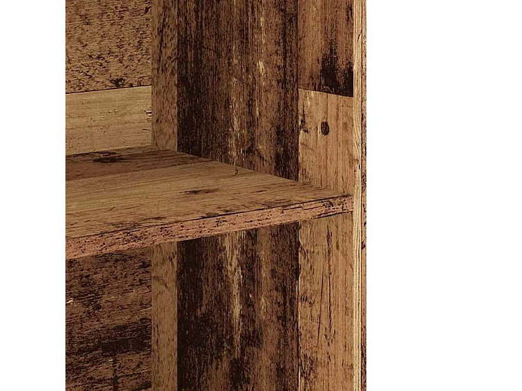 Armoire murale suspendue vieux bois 69,5x32,5x90